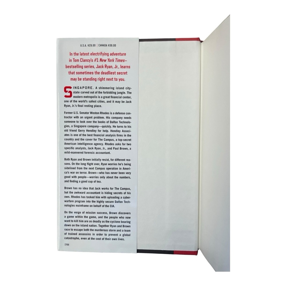 Point‎ Of Contact Jack Ryan Jr Novel Tom Clancy & Mike Maden Hardcover - Picture 3 of 3